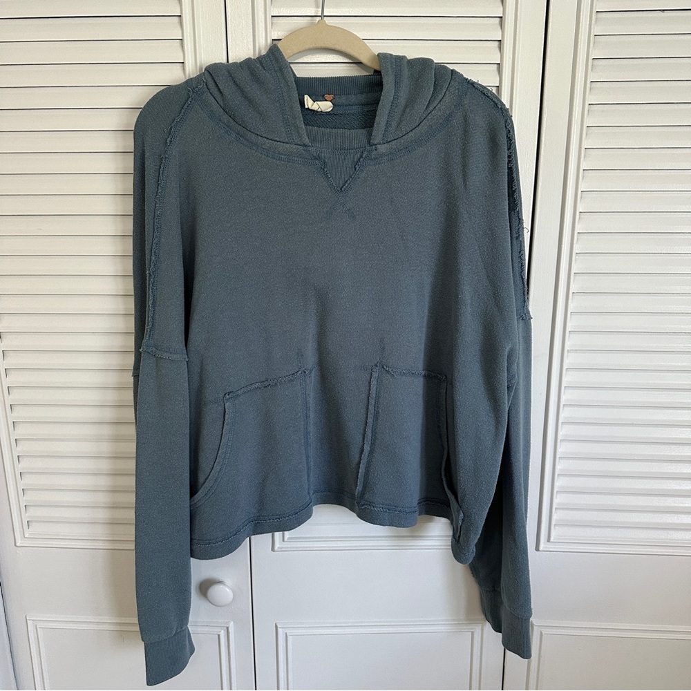 LA Hearts by PacSun Blue Hoodie with Stitching
